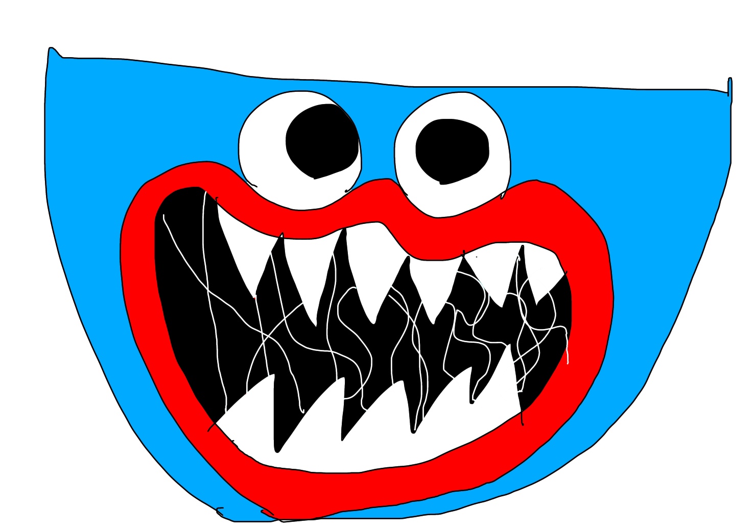 Cabeza de Huggy Wuggy